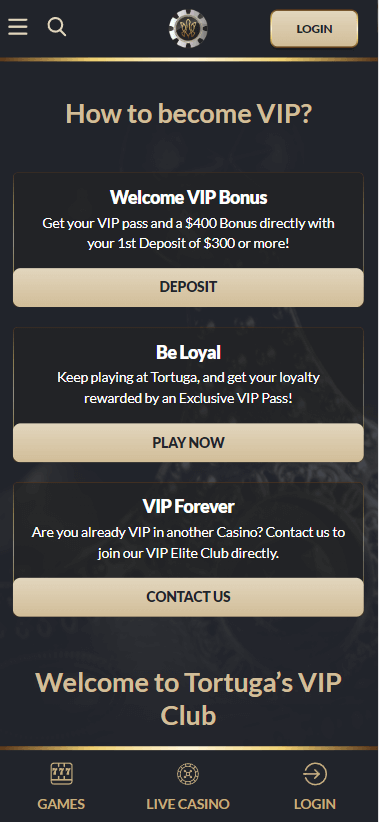 Tortuga Casino Mobile Preview 2