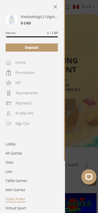 Boho Casino Mobile Preview 2