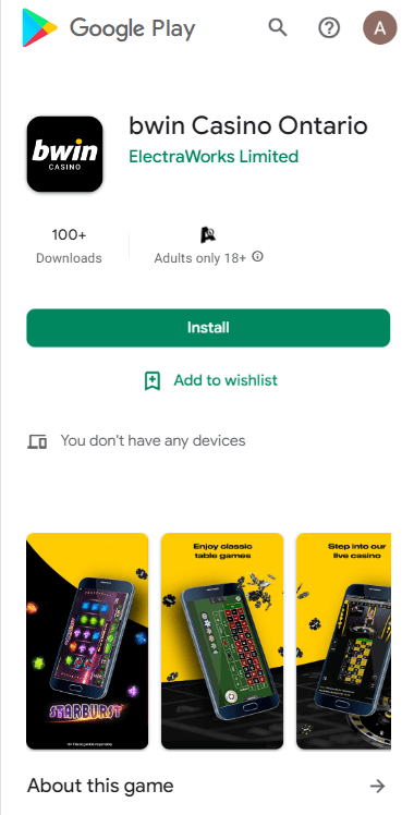 Bwin App Preview 3