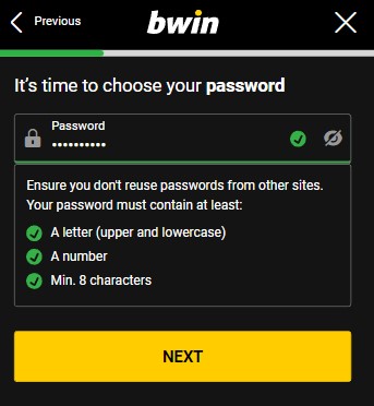 Bwin Registration Process Image 5