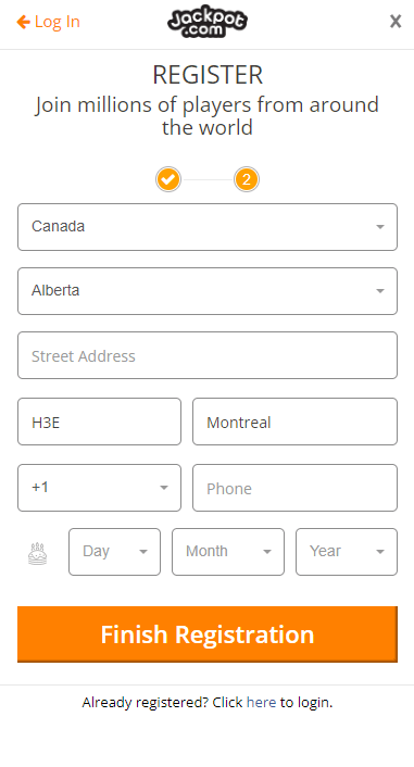 Visual Guide to Registering on Jackpot.com – Image 2