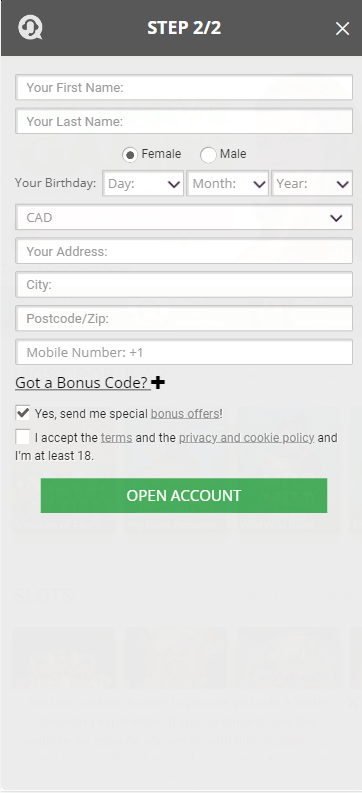 Creating a CasinoLuck account was a chance to assess its logged-in experience, gauge ease of navigation, and test the platform thoroughly.