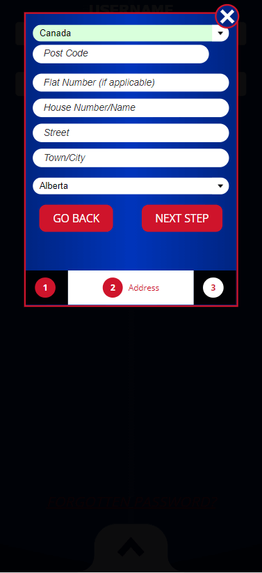 Spin Hill Casino Registration Steps: Image 2
