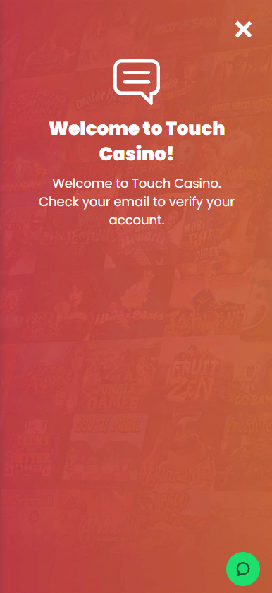 Touch Casino Sign-Up Journey Image 4
