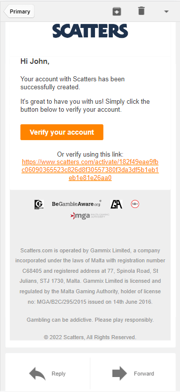 Scatters Casino Sign-Up Visual Guide Image 4