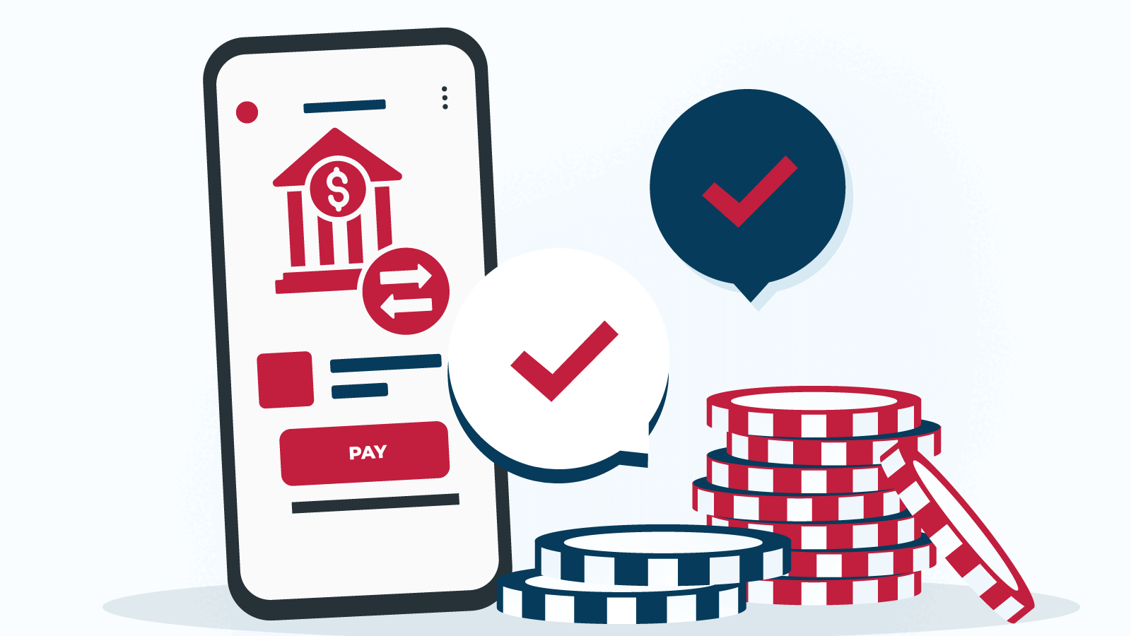 Avoids the need to disclose banking details online