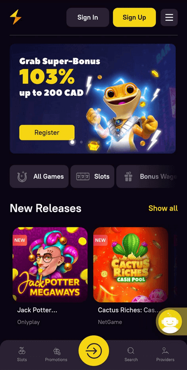 BGaming Casinos Mobile Preview 2