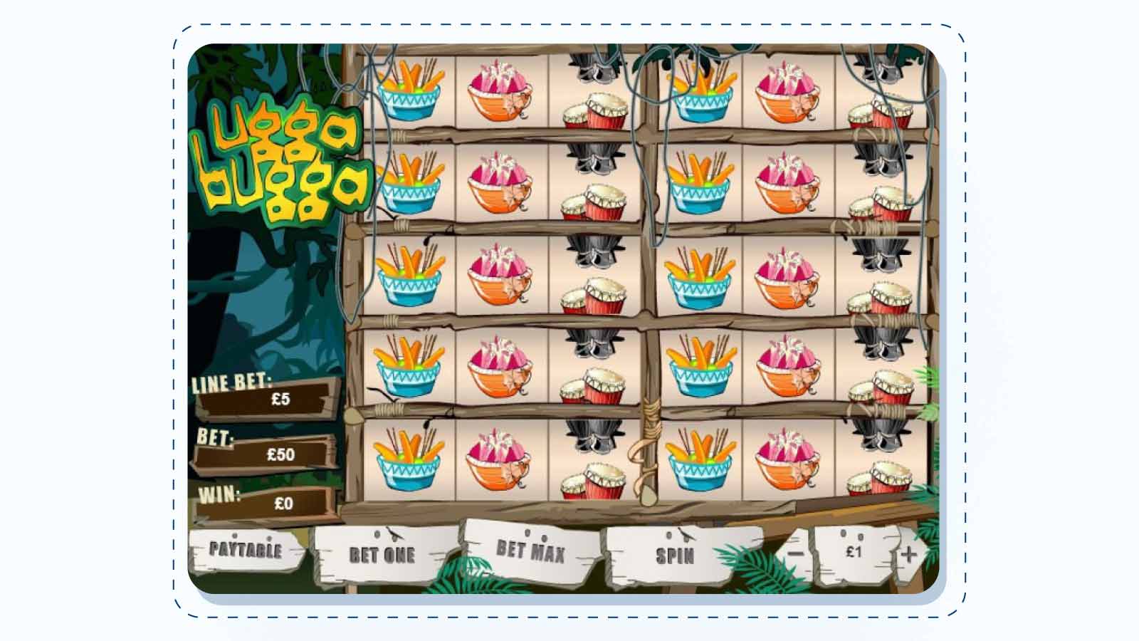 Ugga Bugga – RTP 99.07% – Playtech