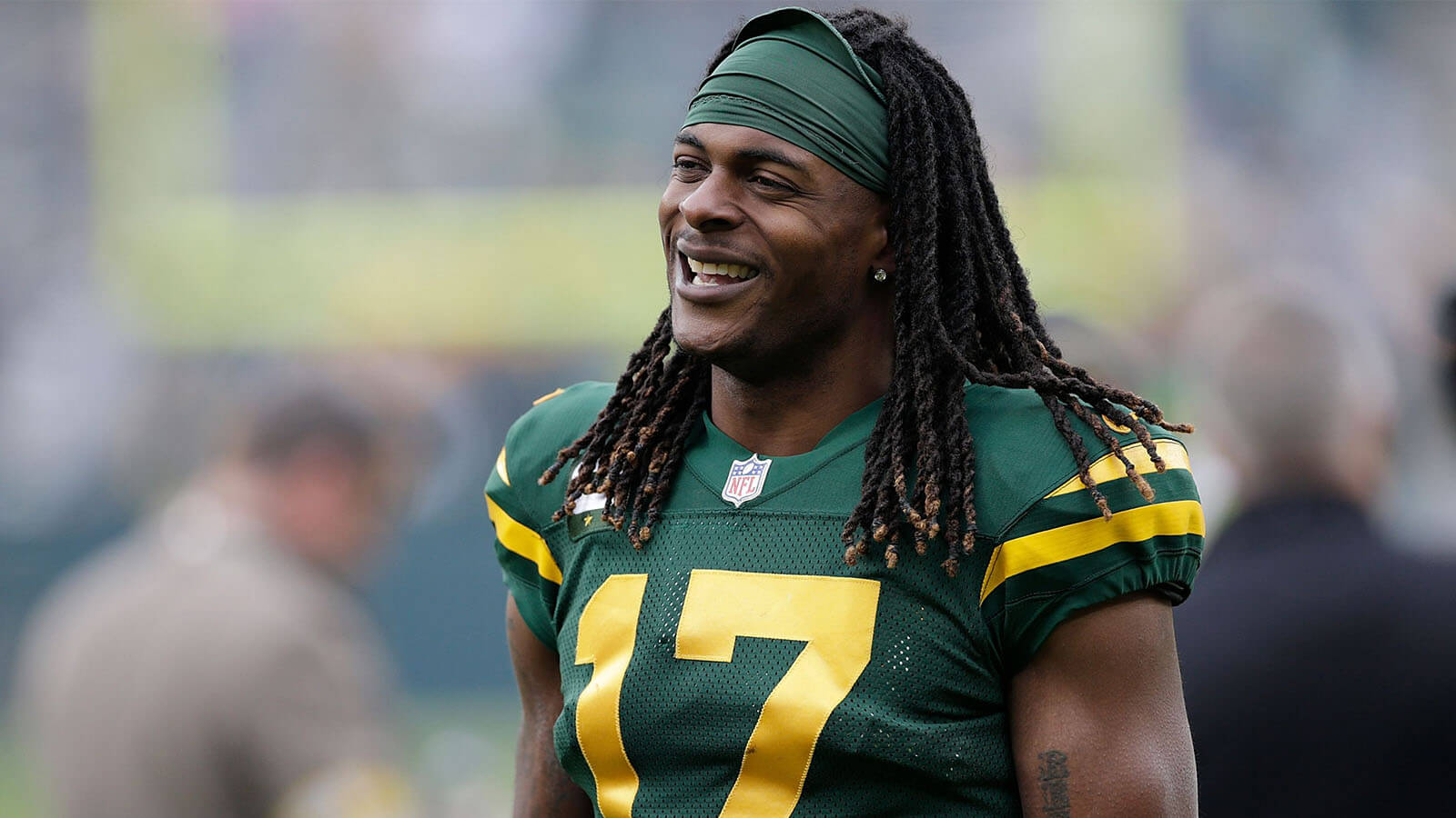Davante Adams - cheered on by 1.1 million followers