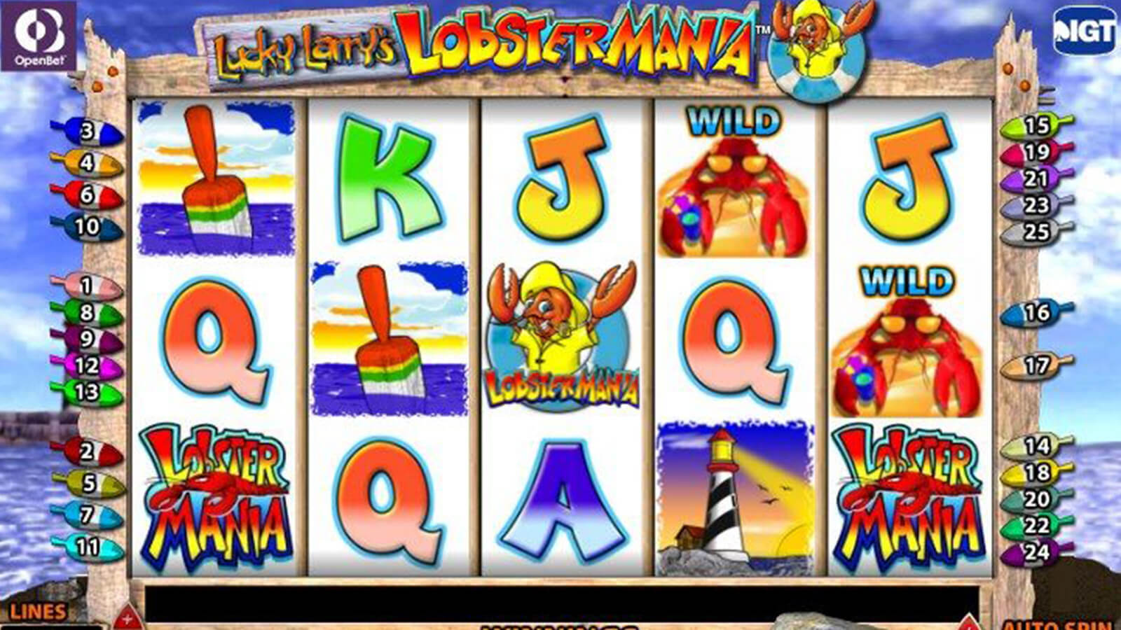 Lucky Larry Lobster Mania