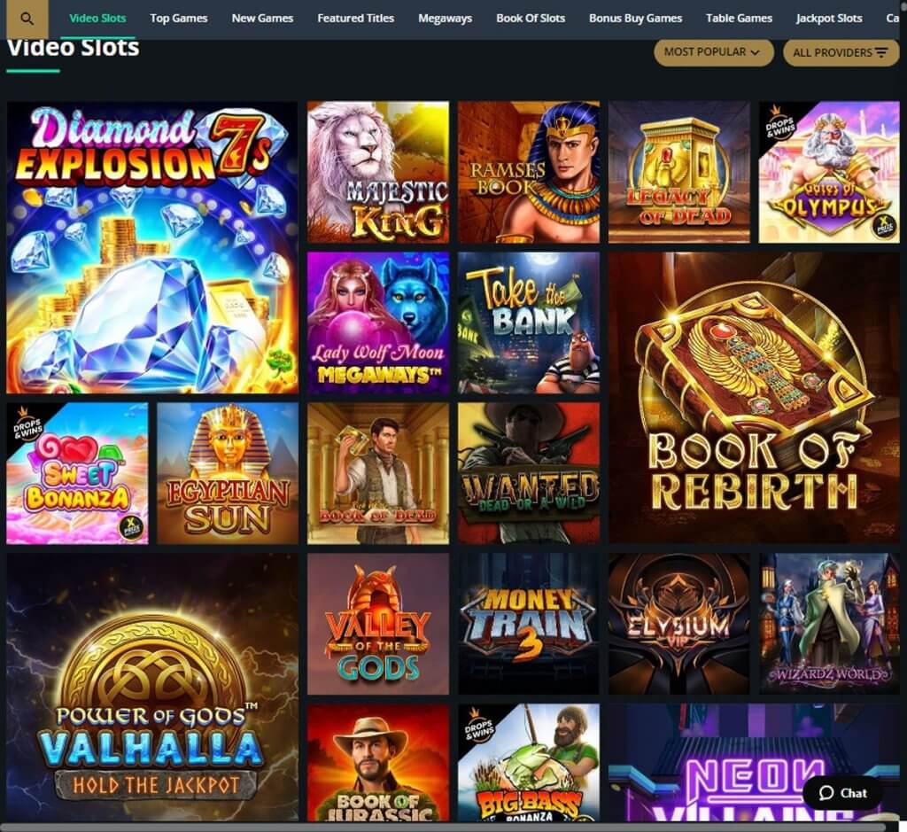Desktop view of RoyalistPlay Casino - A Glimpse 2