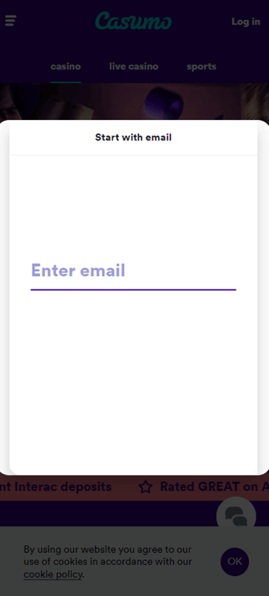Expect a seamless, intuitive experience browsing Casumo's site, accessible both on PCs and via native mobile apps. The layout previews what to look forward to as you navigate through games and promo details, plus payment methods and safety tips.