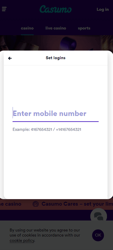 Visual Guide to the Casumo Casino Registration Process, Image 9.
