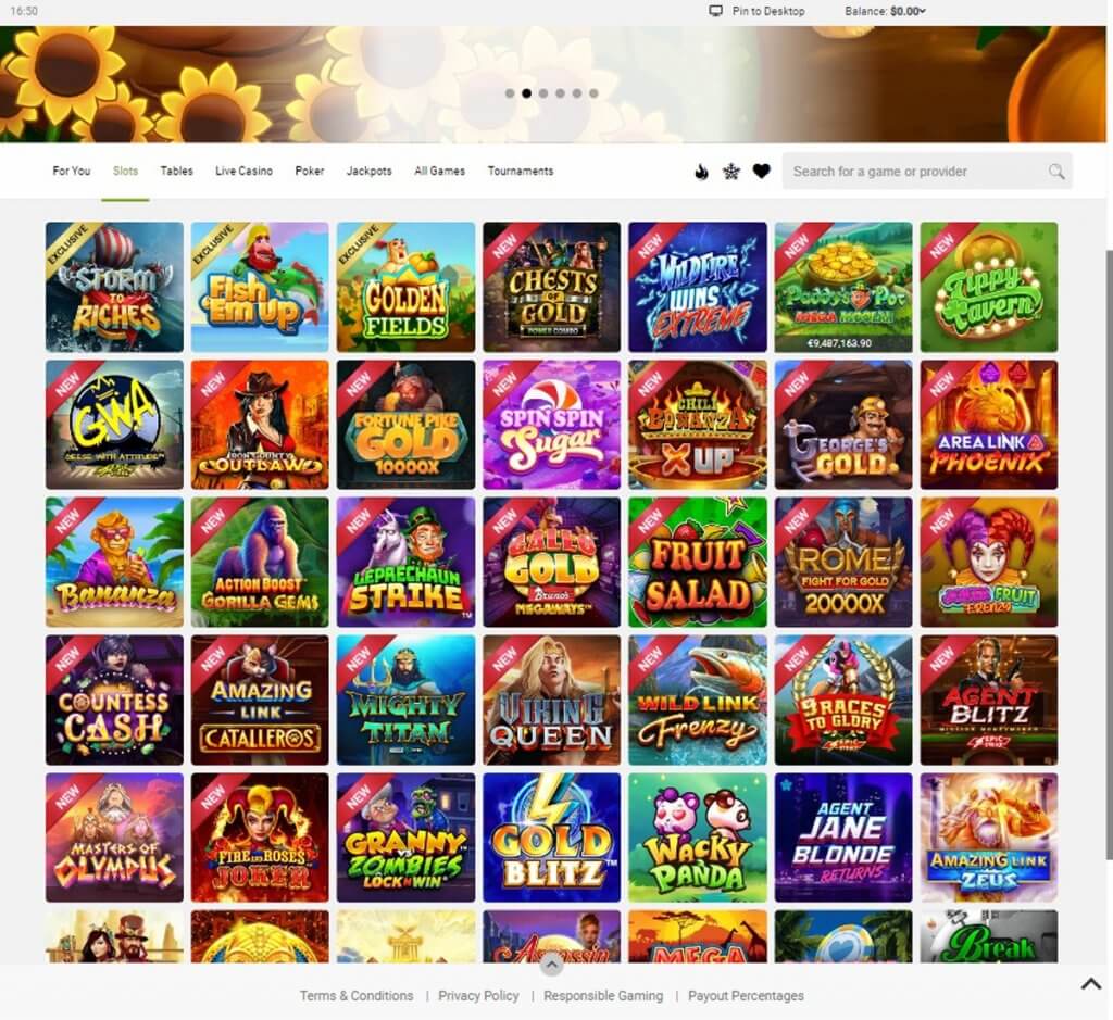 Предварительный просмотр Euro Palace Casino на компьютере 2
