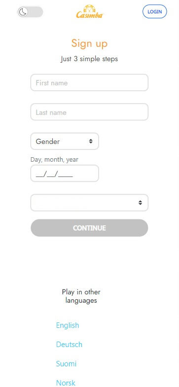 Step-by-step Image Guide to Casimba Registration Part 1