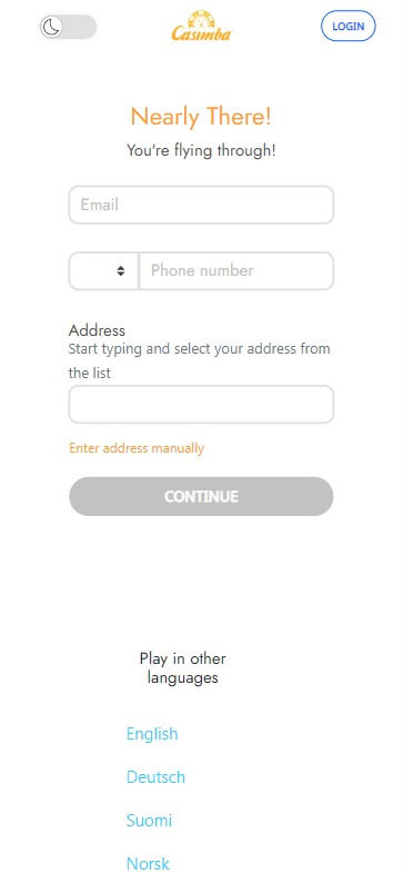 Step-by-step Image Guide to Casimba Registration Part 2