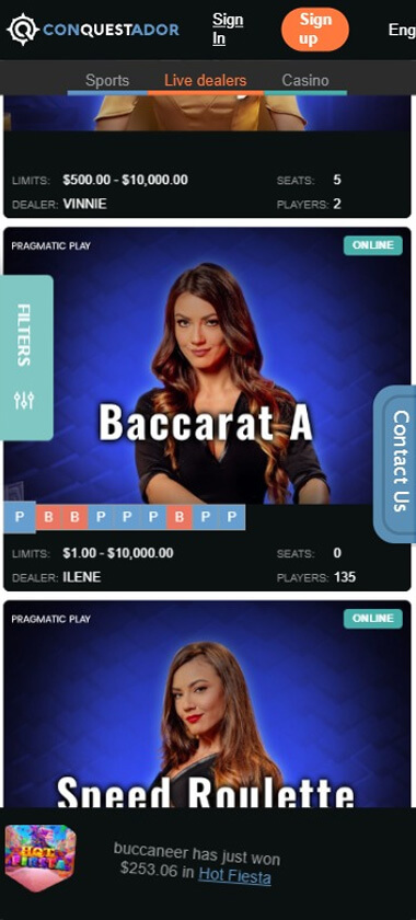 Conquestador Casino Mobile App Detailed Review