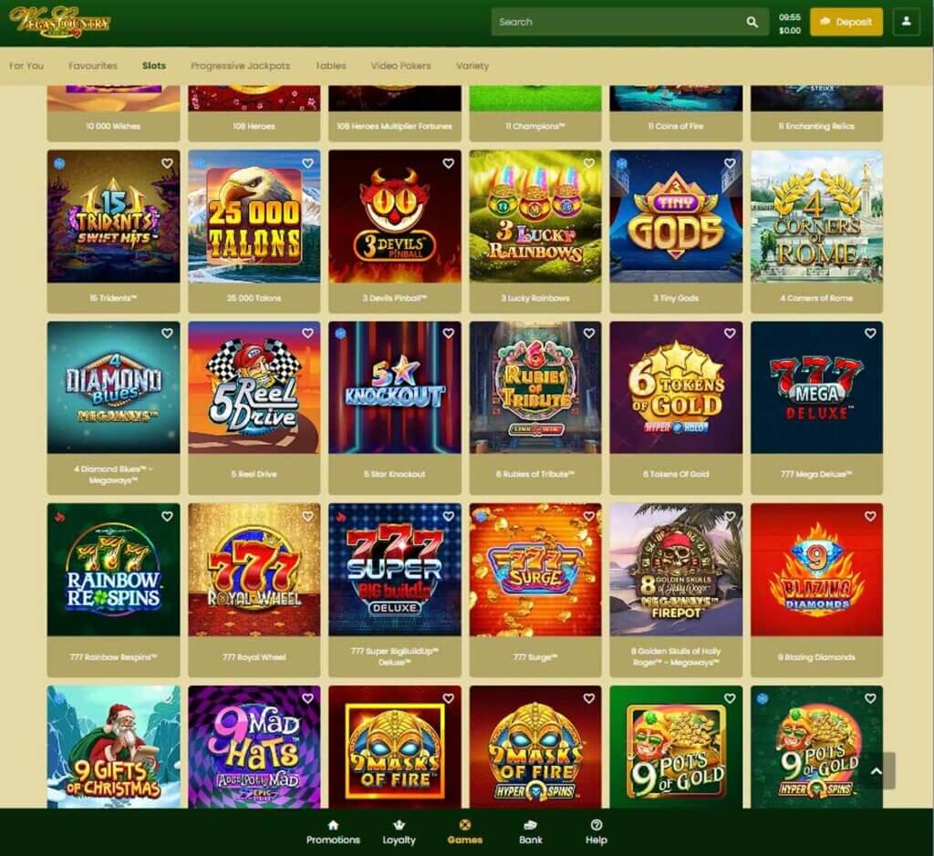 Vegas Country Casino Desktop Experience Insight 2