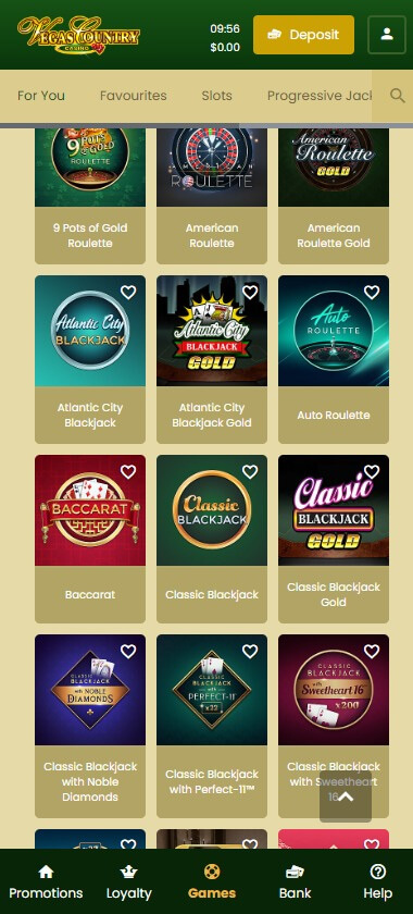 Vegas Country Casino Mobile Experience Insight 2