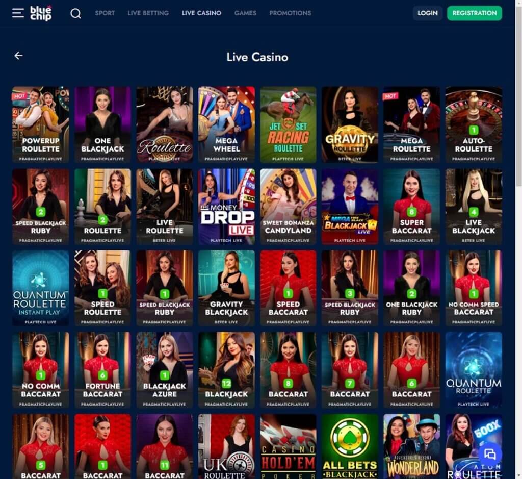 Bluechip Casino Desktop Preview 1