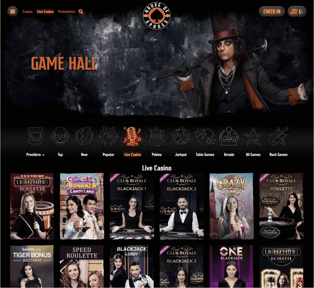 House of Spades Desktop Preview 2