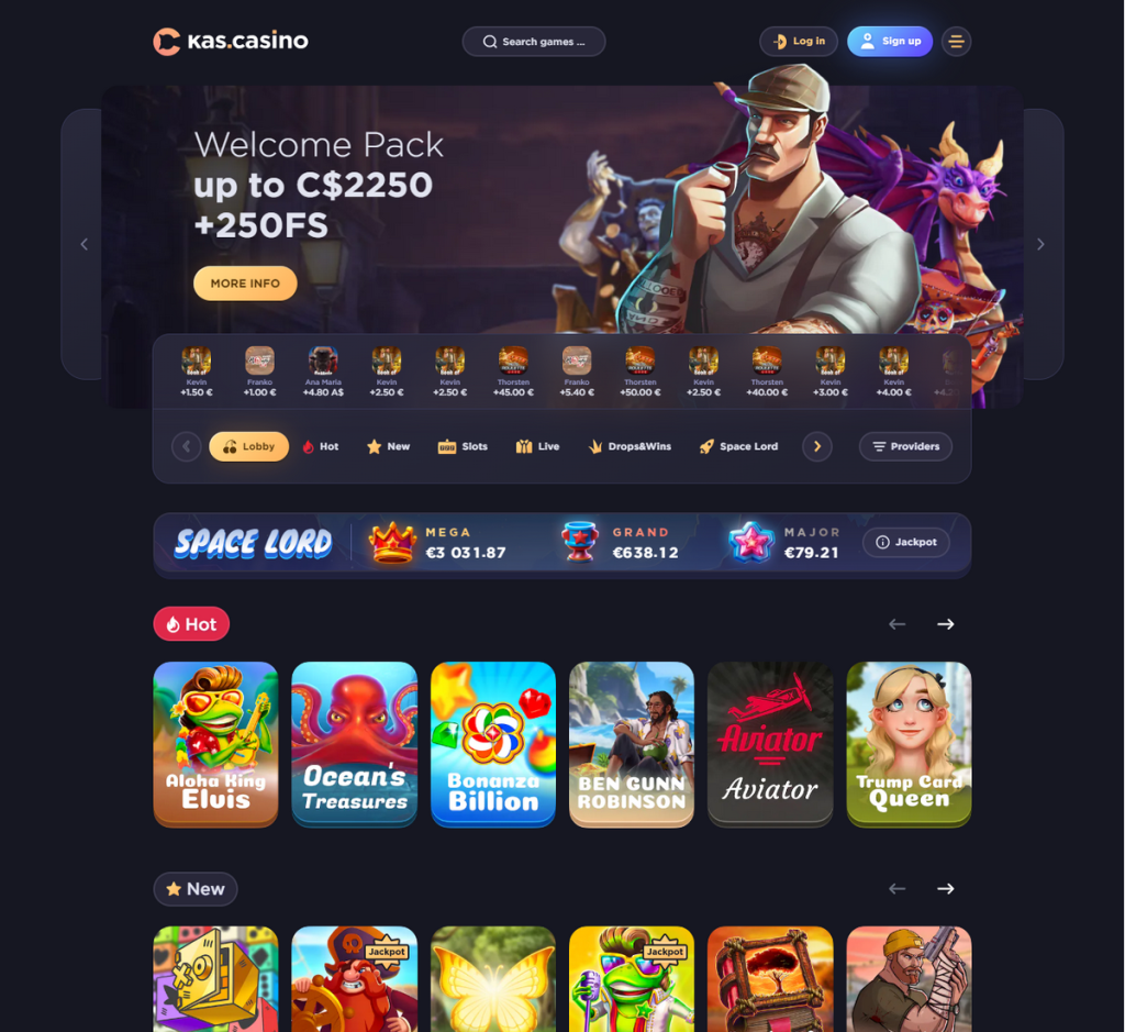 Kas.casino Desktop Preview 2