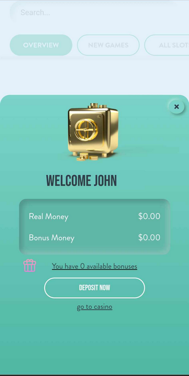 We examined the initial impressions of LuckyWilds Casino, noting a tidy interface with everything well-organized. Promotions and game categories are easy to navigate, while legal documents are accessible in the footer section.