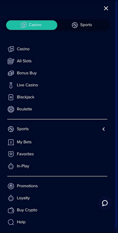 Bitubet Casino Mobile Preview 2