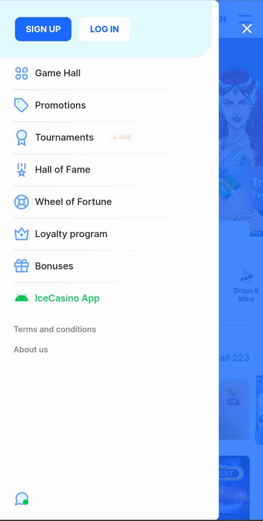 ICE Casino Mobile Preview 2