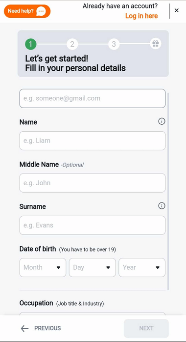 Betano Registration Process Image 4