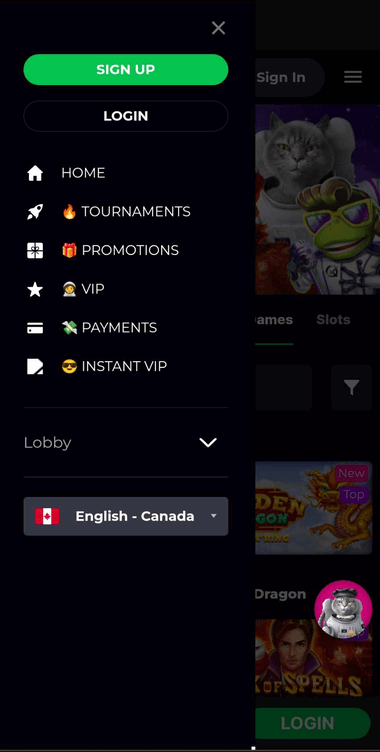 Kosmonaut Casino Mobile Preview 2