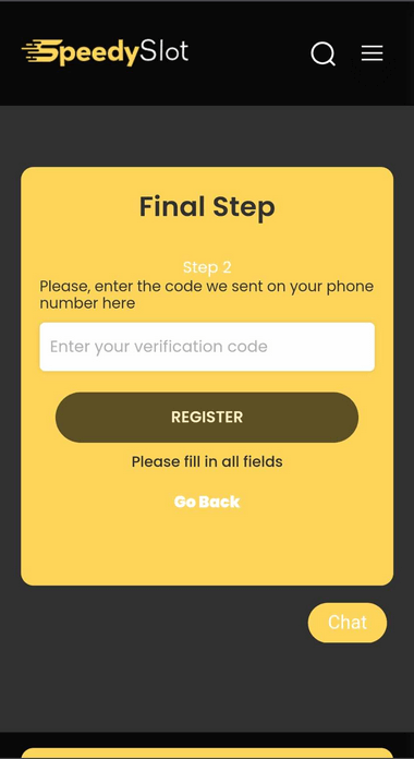Visual Guide: Steps of the SpeedySlot Registration Process - Image 1.