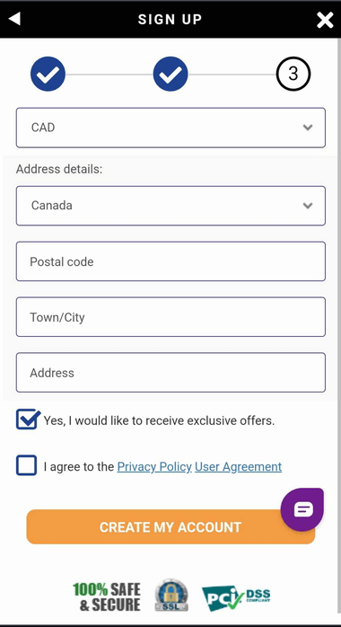 Guide to GratoWin Casino Registration - Step 2