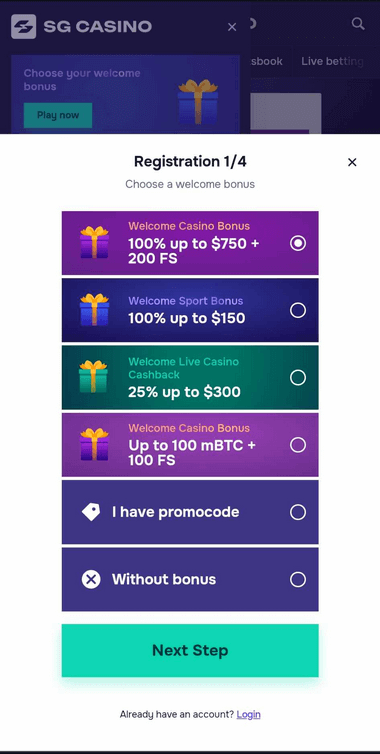 SG Casino takes pride in its contemporary interface featuring vivid graphics, dynamic elements, mobile-friendliness, and easy navigation. Enjoy gaming on both desktops and mobile devices, even while on the move with your smartphone or tablet.