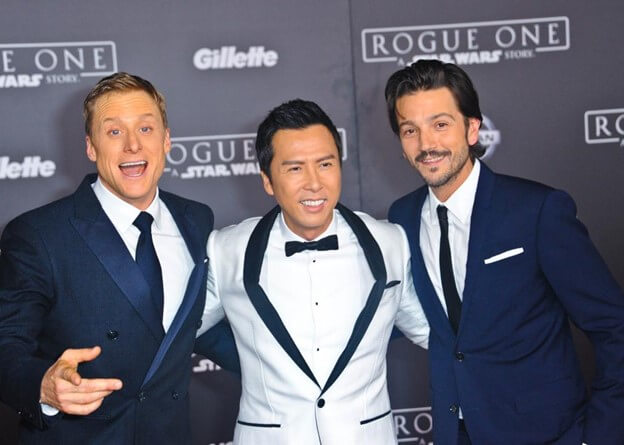 The cast of Rogue One