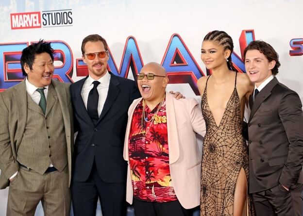 The premiere of Spider-Man No Way Home