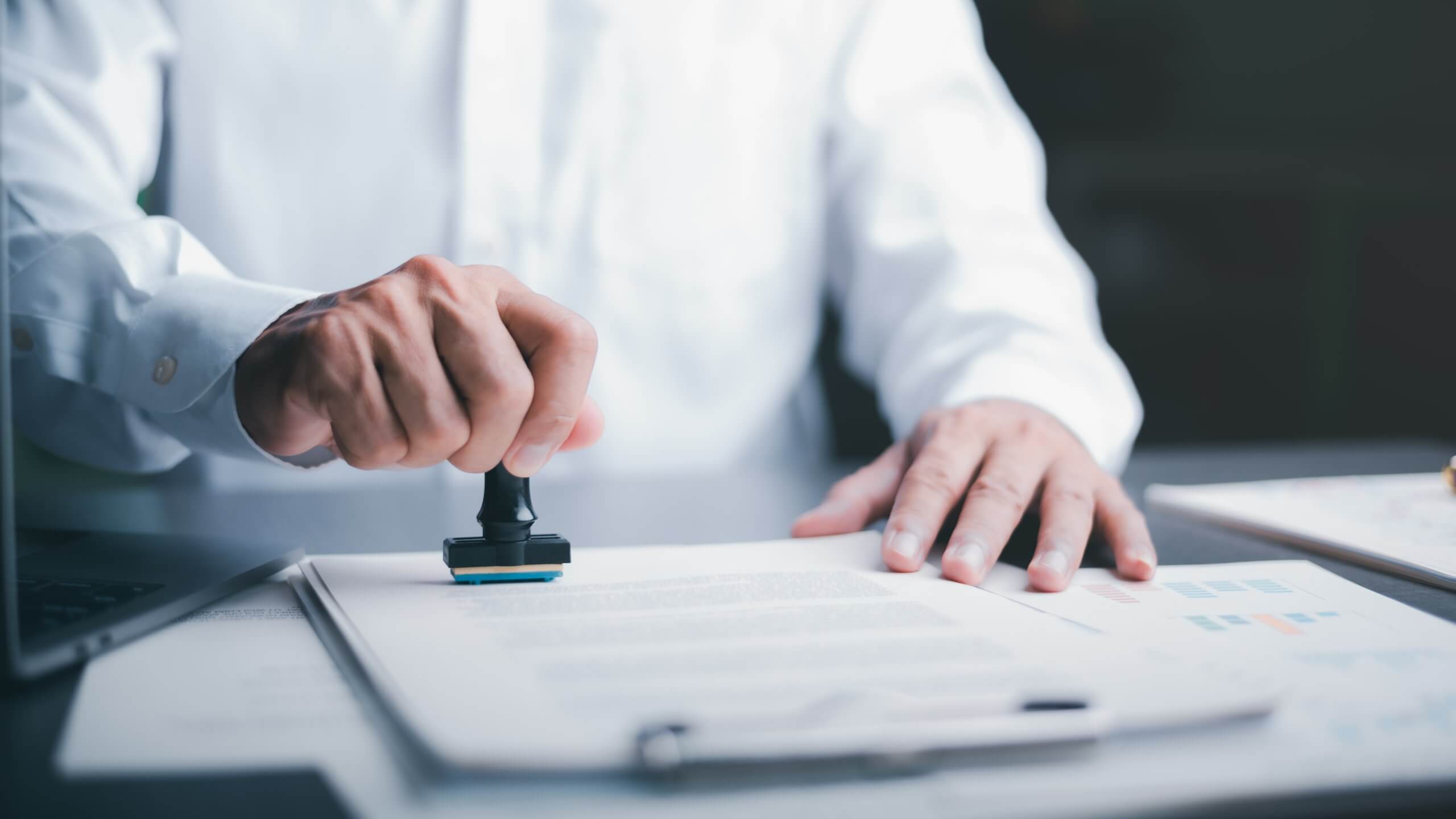 Documents being approved