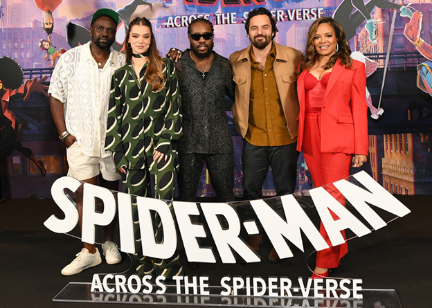 Stars like Brian Tyree Henry, Hailee Steinfeld, Shameik Moore, Jake Johnson, and Lauren Vélez gathered to promote the much-anticipated 'Spider-Man: Across the Spider-Verse.'