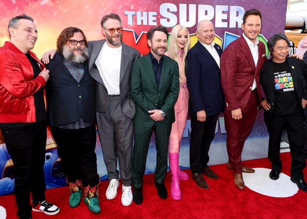 The cast of 'The Super Mario Bros. Movie' made an appearance for a special screening.