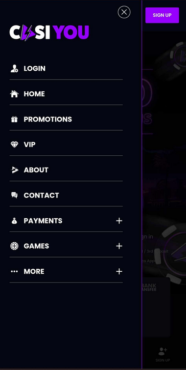 CasiYou Casino Mobile Preview 2