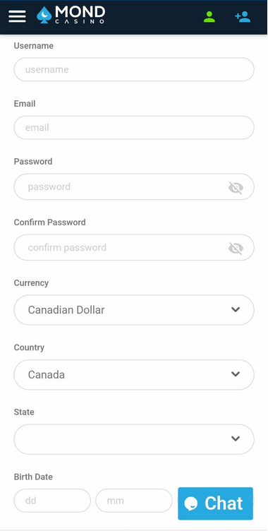 First impressions are pivotal, which is why we begin our Mond Casino review with an evaluation of its interface.