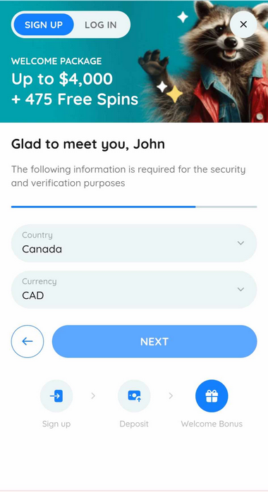 Illustrated Guide: Rooli Casino's Registration Process Image 2