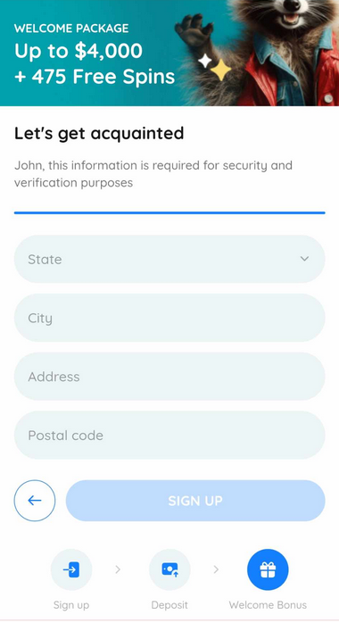 Illustrated Guide: Rooli Casino's Registration Process Image 1