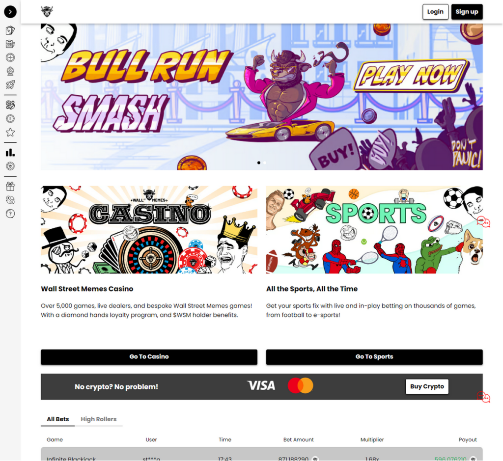 Просмотр на компьютере WSM Casino 2