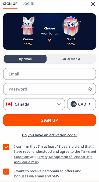 Visuals: Monro Casino Registration Step-by-Step Part 1