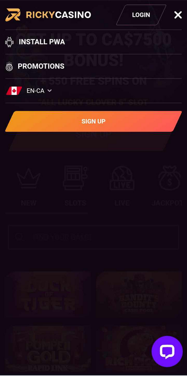 BGaming Casinos Mobile Preview 1