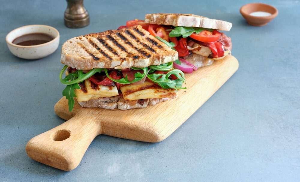 Sourdough breakfast sandwich