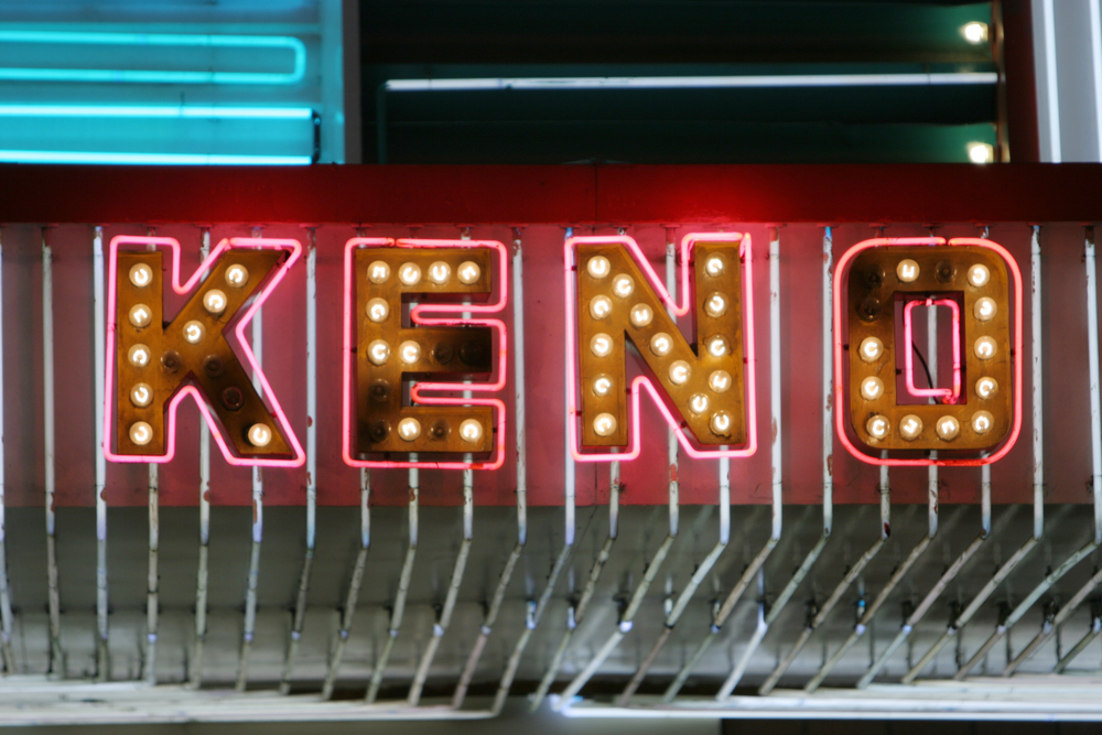 A Keno machine