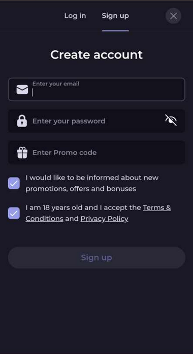CryptoLeo Casino Registration Process – Step Two