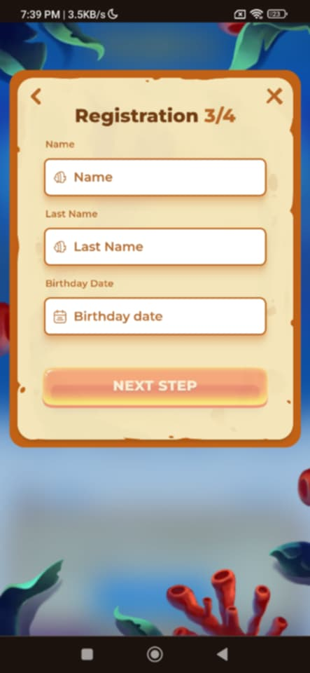 Steps for Posido Casino's Registration Process: Image 3